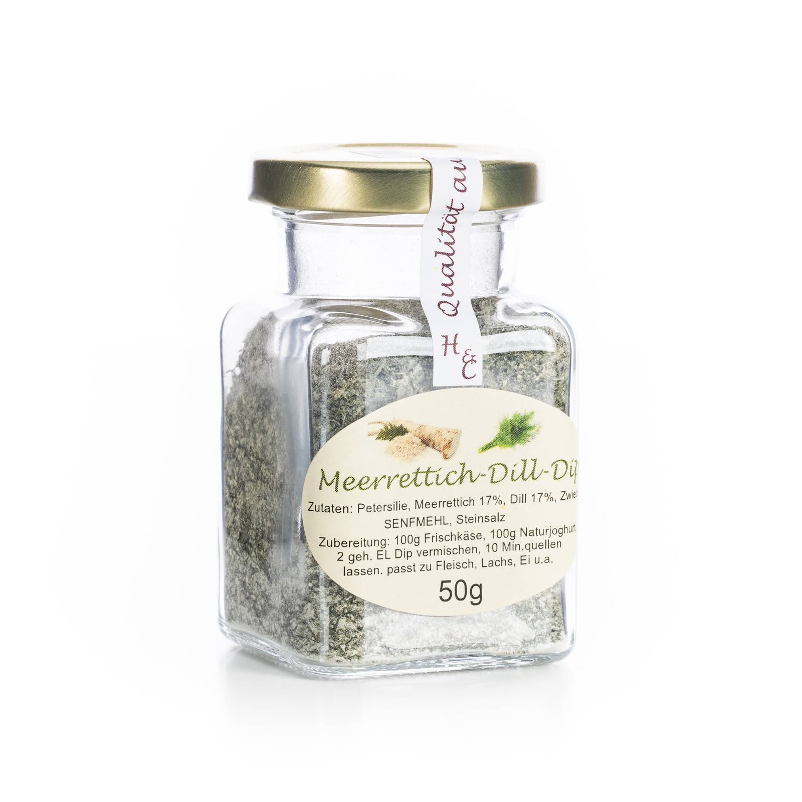 l_glas_meerrettich_dill_dip-1 Gewürze - Meer­rettich-Dill-Dip - Hofladen Altkö