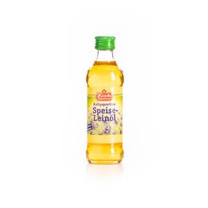 s_kunella_feinkost_leinoel_klein Oele & Essig - Kaltgepresstes Speise-Leinöl - Hofladen Altkö