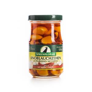 s_spreewaldrabe_knoblauchzehen_im_planzenoel_mit_paprika Produktsortiment - Hofladen Altkö