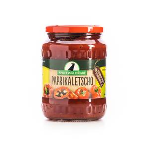 s_spreewaldrabe_paprikaletscho_gross Eingewecktes - Paprika­letscho - Hofladen Altkö